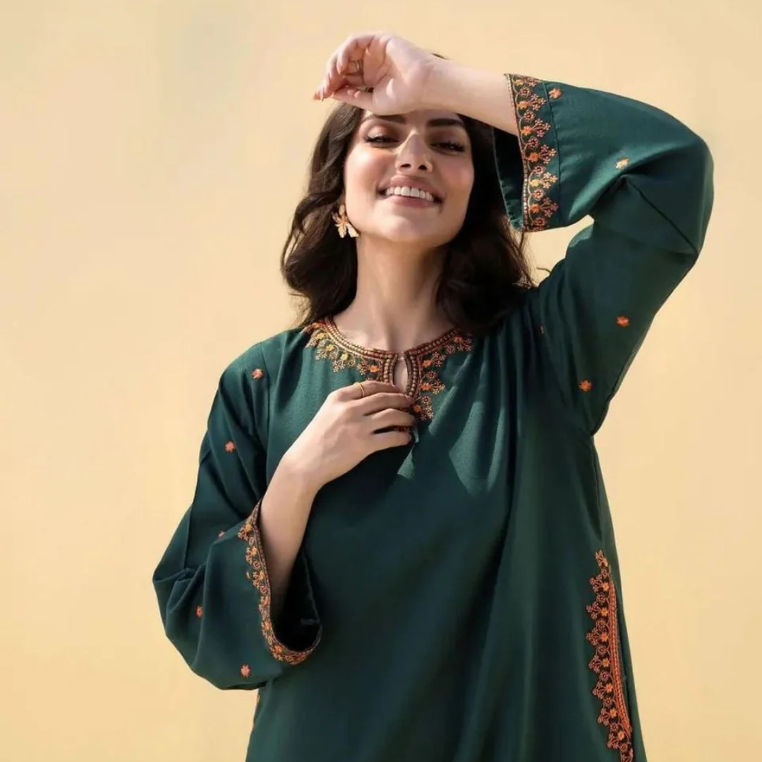 GRACE EMBROIDERED 2PCS